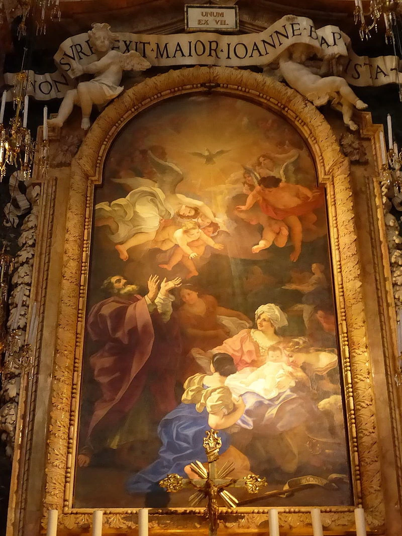 Nascita di San G. Battista - Chiesa di S. Maria in Portico in Campitelli, Roma